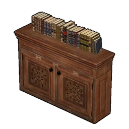 Antique Storage Cabinet Set